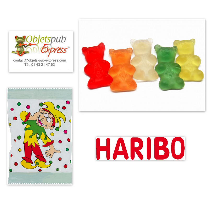 Haribo sachet promo  publicitaire un ours geant