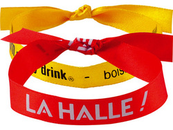 bracelet publicitaire satin