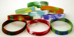 bracelet silicone marbré