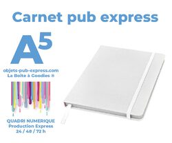 CARNET PUB EXPRESS QUADRI  BASIC  PREMIER PRIX Objets Publicitaires Objets Pub Express®