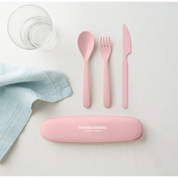 Couverts en 50% paille de blé et 50% en PP objets pub express (3)