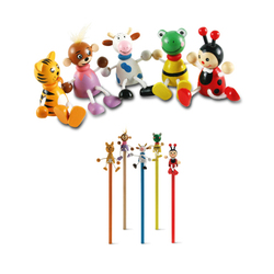 PACK PROMO OBJET PUBLICITAIRE CRAYONS ANIMAUX EN BOIS 125 EX Ecriture Objets Pub Express®
