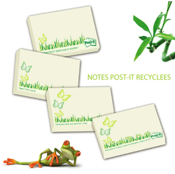 notes post-it®  recyclées