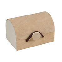 objet publicitaire boite en bois 7X5X5 CM