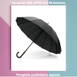 PARAPLUIE AUTOMATIQUE 16 BALEINES  EVENEMENTIEL Parapluies Publicitaires Objets Pub Express®