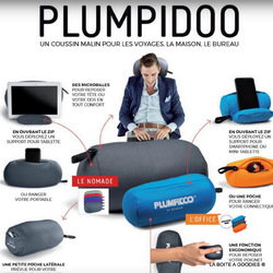 PLUMPIDOO OFFICE COUSSIN MICROBILLES Prestige - VIP - Book idée cadeau Objets Pub Express®