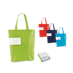 PACK PROMO SAC SHOPPING PLIANT PUBLICITAIRE NON TISSE THERMO SCELLE ►100 EX Bagagerie Objets Pub Express®