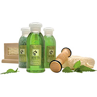 set de bain au thé vert
